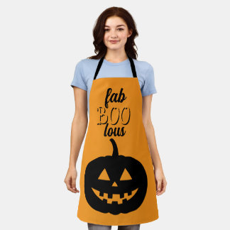 FAB BOO LOUS Halloween pumpkin  Apron