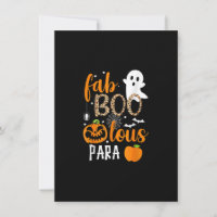Fab Boo Lous Para Funny Halloween Teaching