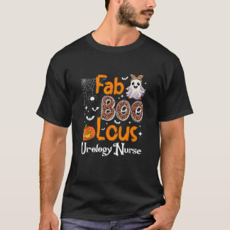 Fab Boo Lous Urology Nurse Pumpkin Halloween  T-Shirt