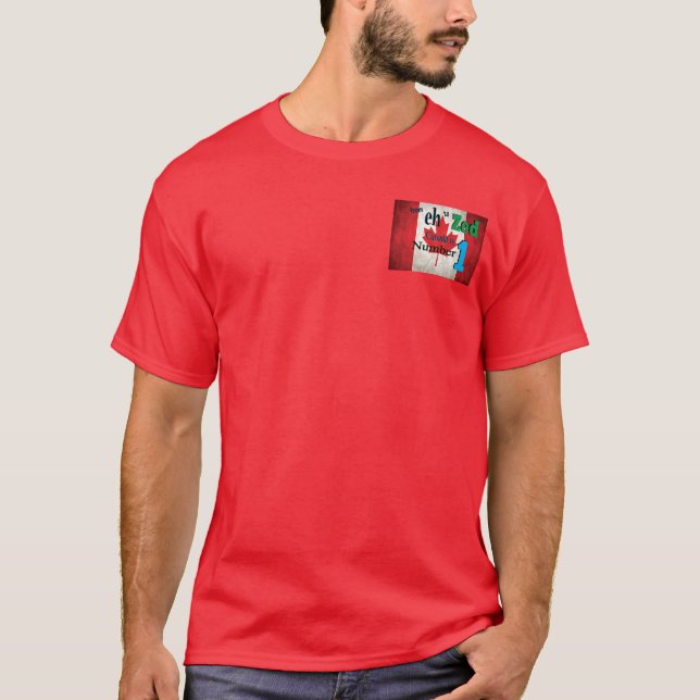 Fab Canada Flag Amazing Maple Leaf T-Shirt (Front)