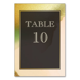 Fab Chartreuse 🤵 Bold & Stylish Budget Wedding Table Number