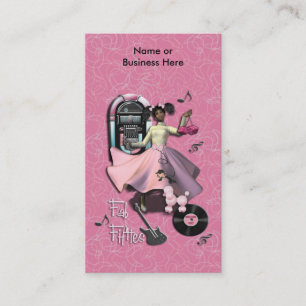 Fab Fifties Business Card