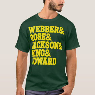 Fab Five Basketball Roster T-Shirt