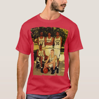Fab Five Vintage Design Of Basketball 5 T-Shirt