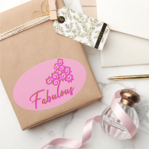 Fab Iz, As Fab Duz Oval Sticker