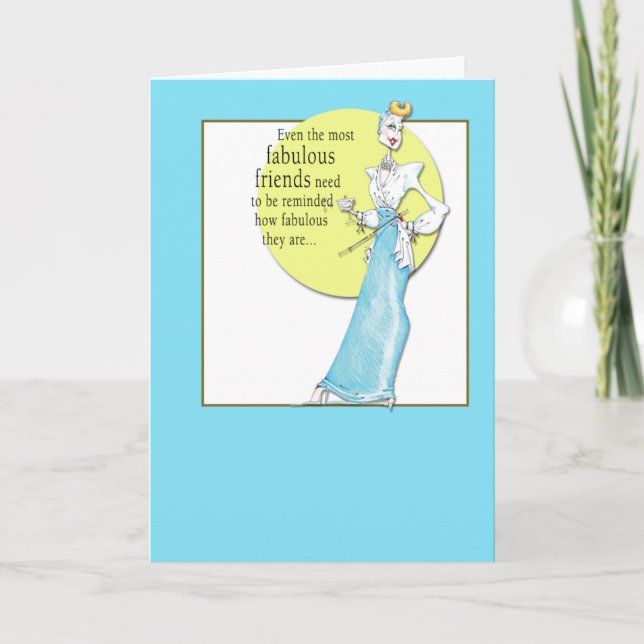 Fab Reminder/ frienship or birthday Card (Front)