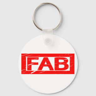 Fab Stamp Key Ring