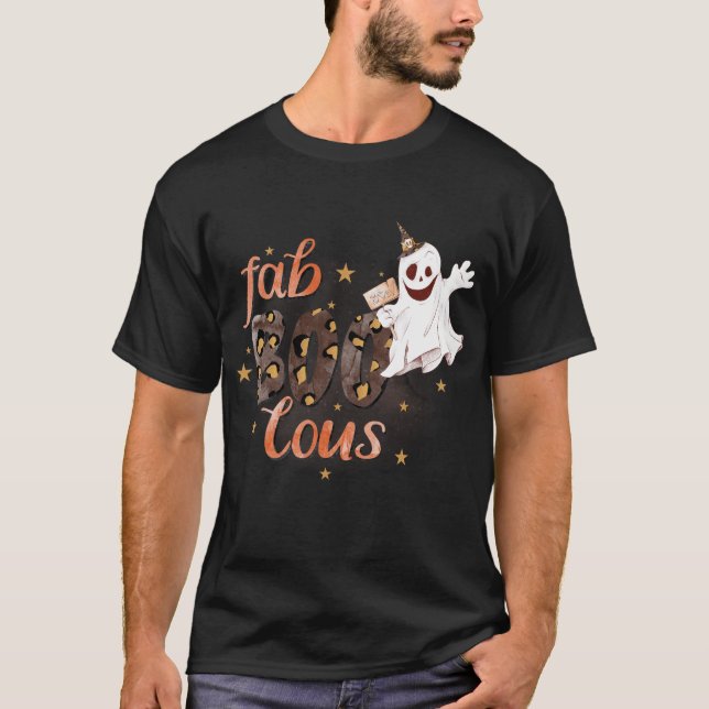FabBOOlous Halloween Ghost Funny T-Shirt (Front)