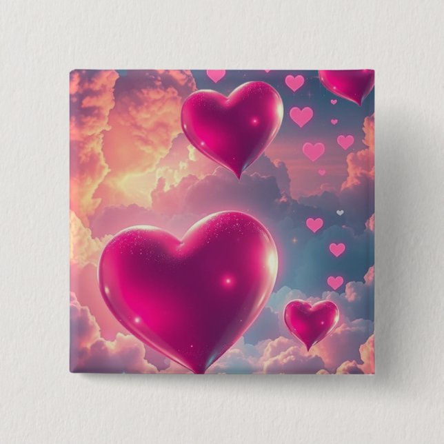 Fabian LOVE LOVE LOVE Button  (Front)