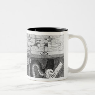Fable of the Snake and the Files Two-Tone Coffee Mug