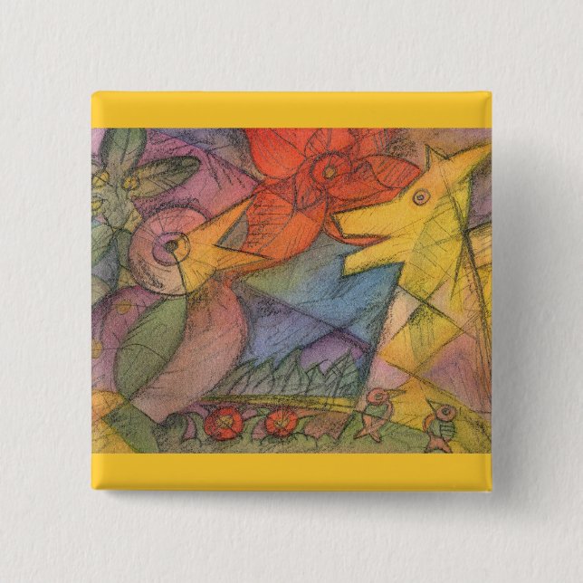 Fable Talk 15 Cm Square Badge (Front)