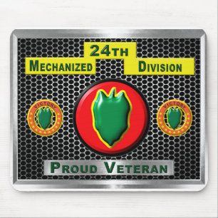Fabled 24th Mechanised Infantry Division Mouse Pad