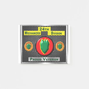 Fabled 24th Mechanised Infantry Division Post-it Notes