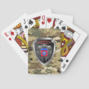 Fabled 82nd Airborne Division Playing Cards
