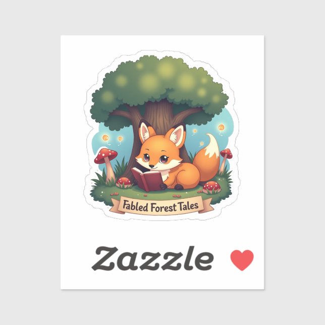 Fabled Forest Tales - Cute Fox Sticker (Sheet)
