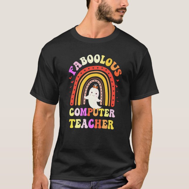 Faboolous COMPUTER TEACHER Costume This Is My Spoo T-Shirt (Front)