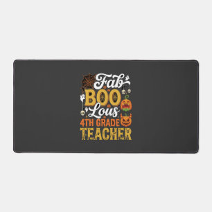 Faboolous Halloween 4th Grade Teacher Desk Mat