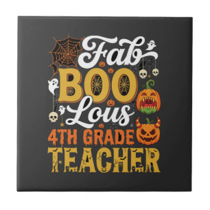 Faboolous Halloween 4th Grade Teacher Tile
