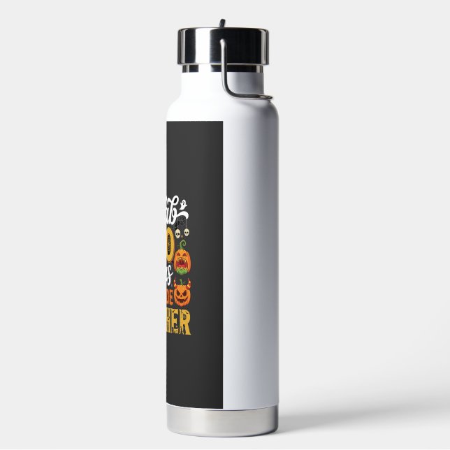 Faboolous Halloween 4th Grade Teacher Water Bottle (Left)