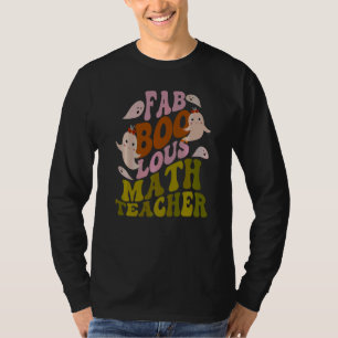 Faboolous MATH TEACHER Costume This Is My Spooky T-Shirt