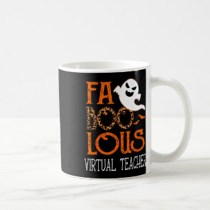 Faboolous Virtual Teacher On Halloween Party Funny Coffee Mug