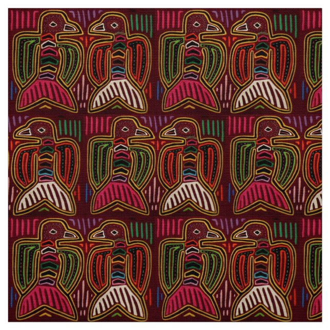 Fabric - Birds Art (Swatch)