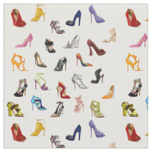Fabric Cinderella Quote Shoes Heels Pumps