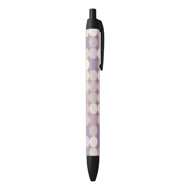 Fabric circles abstract pattern black ink pen (Bottom (Vertical))