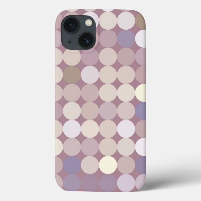 Fabric circles abstract pattern Case-Mate iPhone case (Back)