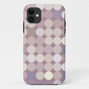 Fabric circles abstract pattern Case-Mate iPhone case