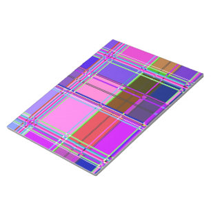 Fabric Cloth Colours Squares Notepad