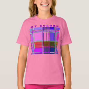 Fabric Cloth Colours Squares T-Shirt