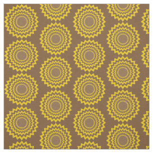 Fabric - Concentric Jagged Circles