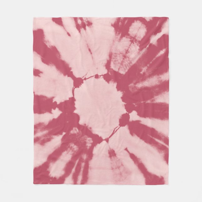 Fabric cotton tie dye pattern abstract backgrounda fleece blanket (Front)