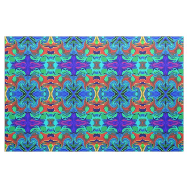 FABRIC & CRAFT BLUE AND RED COLORS (Fat Quarter)