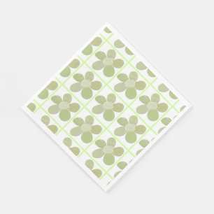 Fabric Cut Out Collage Choose Your Colour Napkin