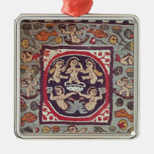 Fabric depicting Venus Anadyomene, from Antinoe Metal Tree Decoration