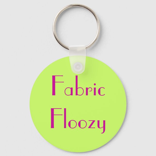 Fabric Floozy Key Ring (Front)