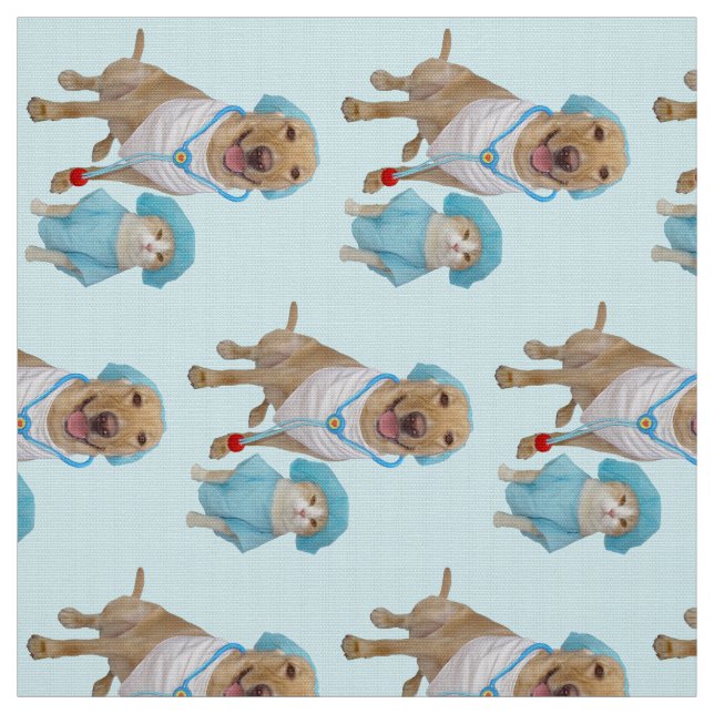 Fabric for Veterinarian or Paediatrics Nurse (Swatch)