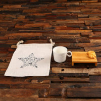 Fabric Gift Box with Serving Tray and Ceramic Mugs