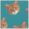 Fabric: Ginger cats