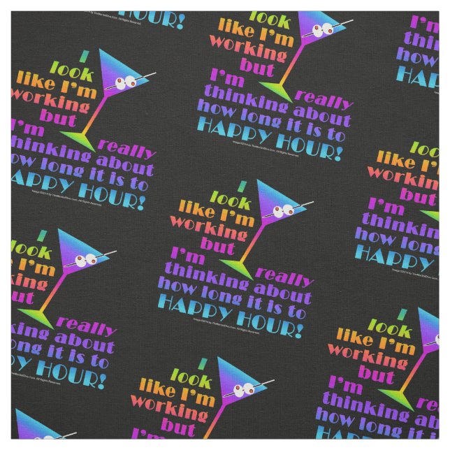 FABRIC - HOW LONG TO HAPPY HOUR (Swatch)