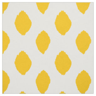 Fabric: Ikat pattern in yellow Fabric