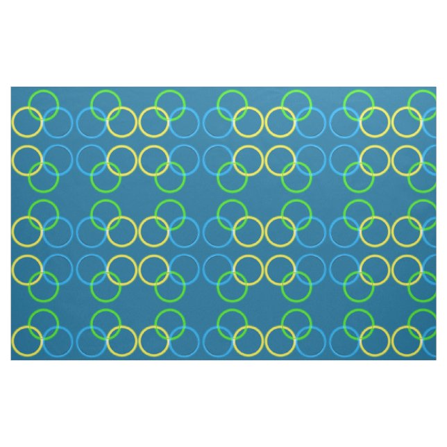 Fabric - Interlinking Circles (Fat Quarter)