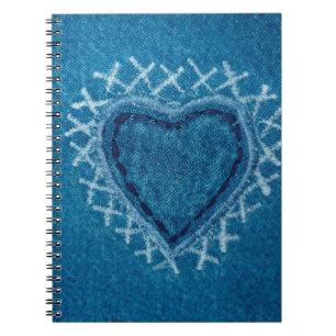 Fabric jeans texture cloth notebook