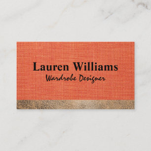 Fabric Material Textures Business Card