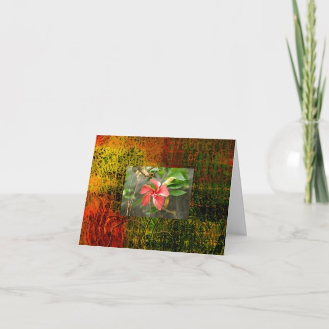 Fabric of Life Greeting Card (Front)