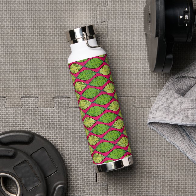 Fabric pattern, ankara design water bottle (Gym)