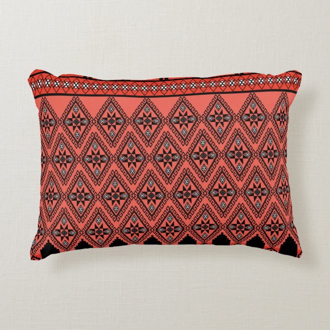 Fabric patterns: blue background decoration. decorative cushion (Front)