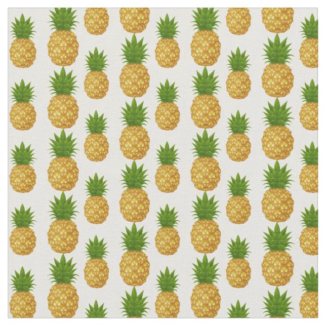 Fabric-Pineapple Print Fabric (Close Up)